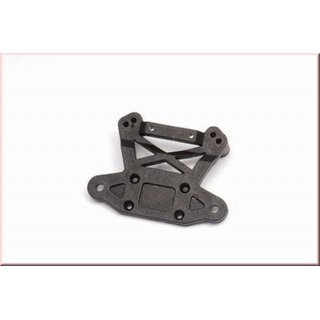 D�mpferbr�cke aussen kurz schwarz, PRO / BLACK Line (2 St)