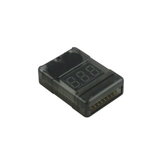 LiPo-Checker 1-8S im Gehuse einstellbar