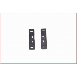 Small throttle/brake servo adapter plastic Black