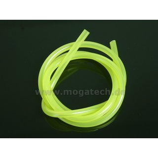 Fuel tube yellow flexible transparent ca. 1m  8x5mm