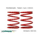 Sto�d�mpfer Feder kurz TK09 2,5mm rot (2 St�ck)