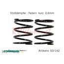 Stodmpfer Feder kurz TK09 2,6mm schwarz (2 Stck)