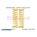 Stodmpfer Feder lang TK09 2,2mm gelb (2 Stck)
