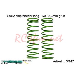 Stodmpfer Feder lang TK09 2,3mm grn (2 Stck)