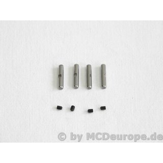 Cross drive shaft pin for dog bone