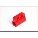 Wishbone shock absorber fork connection adapter (Red)