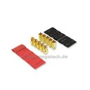 Goldkontakt 8 mm 5 x Goldstecker + 5 x Goldbuchse